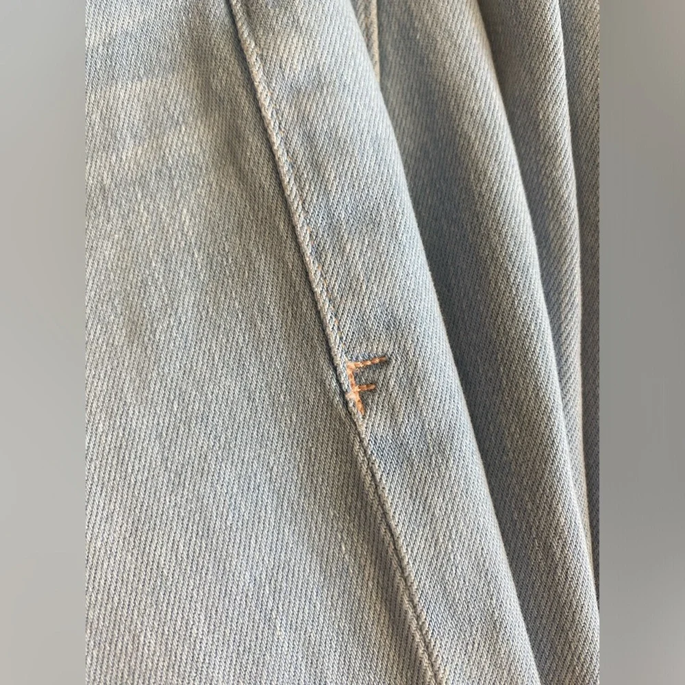 Frame Le Crop Mini Boot Denim Blue Light Wash Jeans ~ Size 24 - Picture 12 of 12
